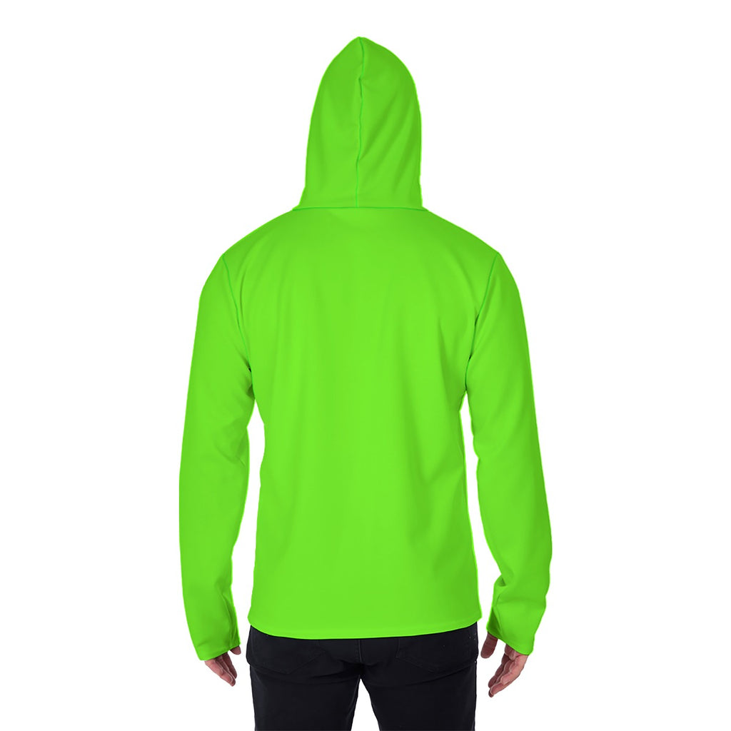 Men's Hoodie With Mask (GREEN)
