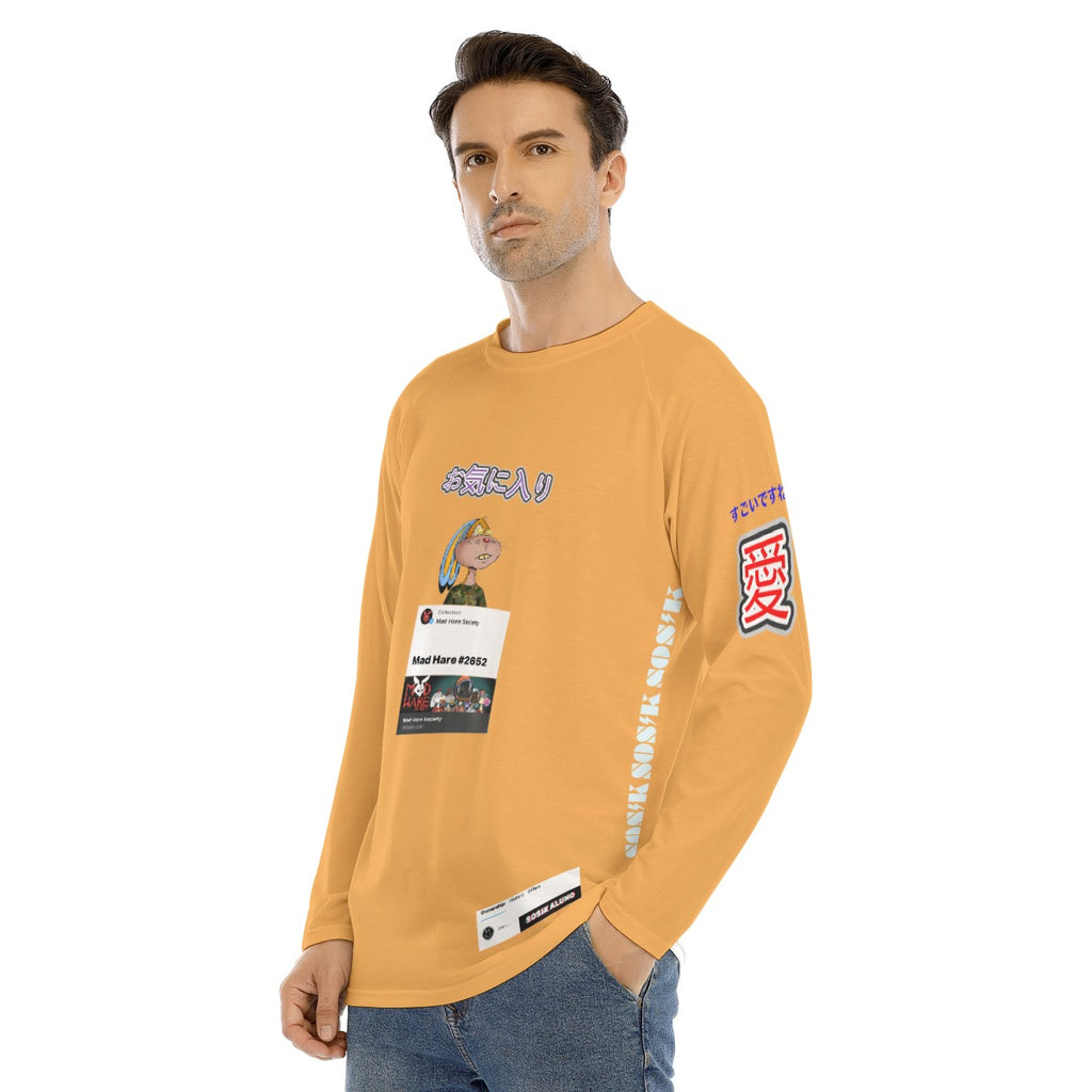 Men's Long Sleeve FAVORITE "MAD HARE 2652" (ORANGE)