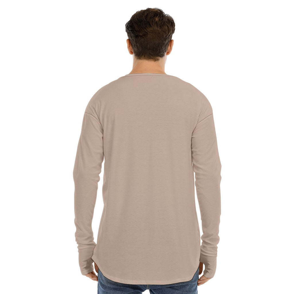 Men's Long Sleeve T-shirt SMALL CHEST LOGO