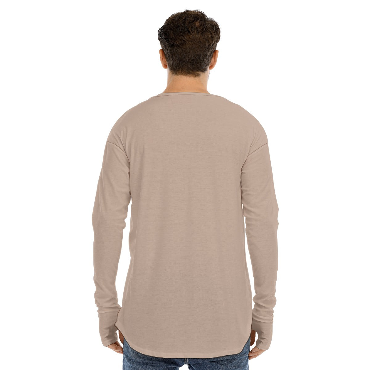 Men's Long Sleeve T-shirt SMALL CHEST LOGO