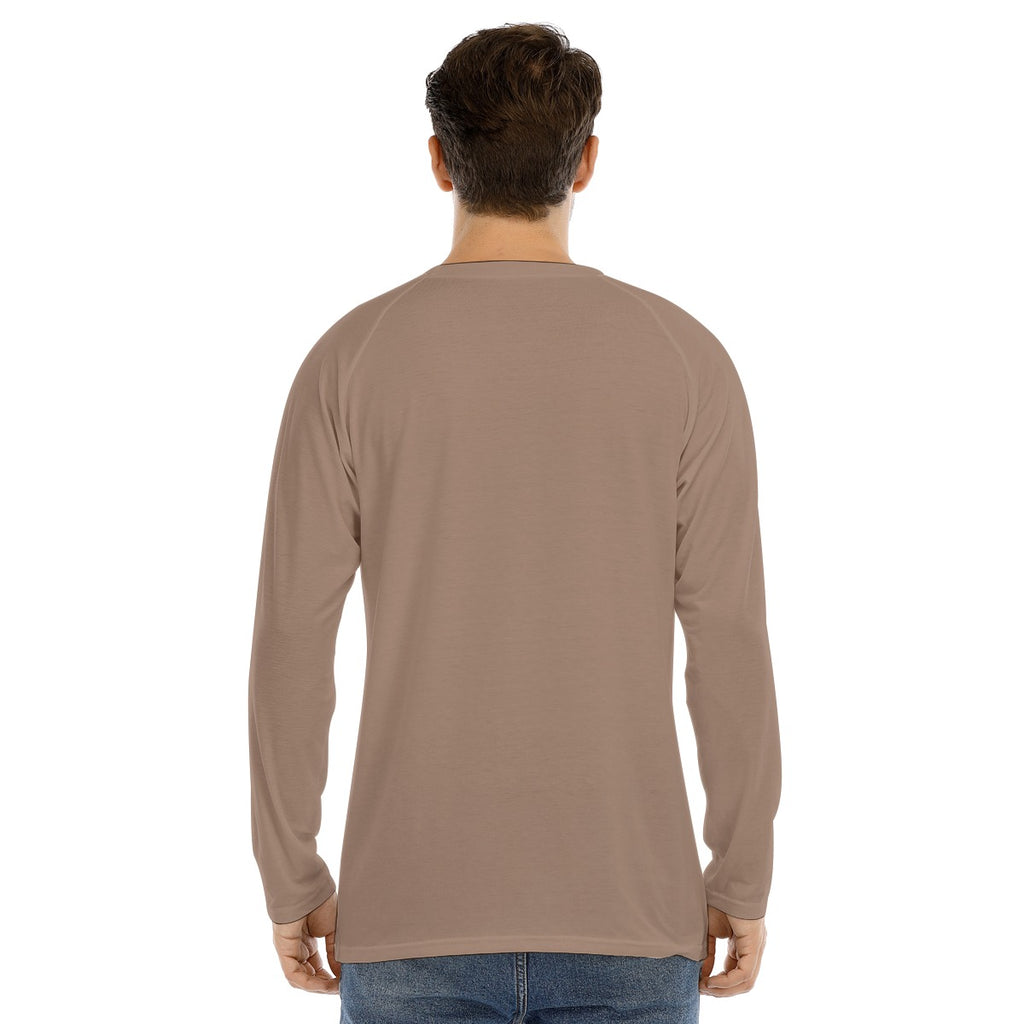 Men's Long Sleeve "MAD HARE #2652" (BROWN)