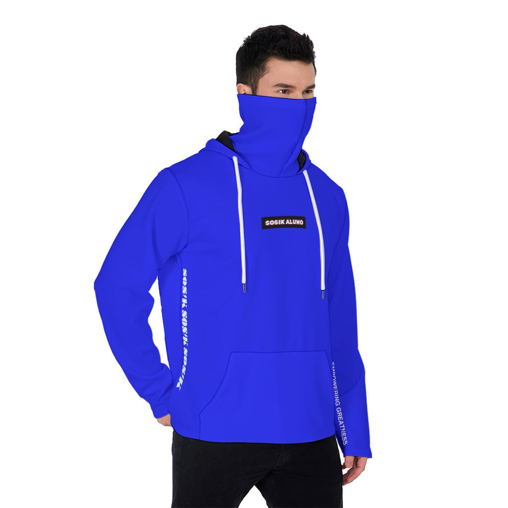 Men's Hoodie With Mask (BLUE)