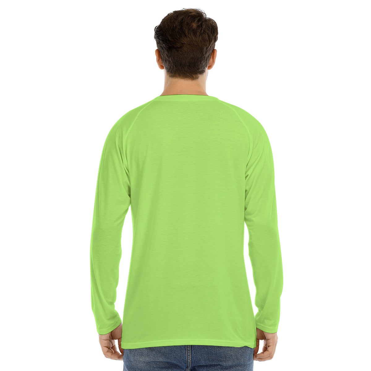 Men's Long Sleeve MOST VALUABLE LIONS "ALL-STAR #618" (LIME GREEN)
