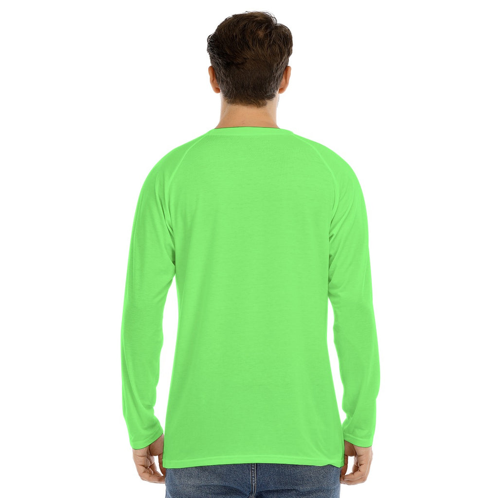 Men's Long Sleeve "MAD HARE #2652" (GREEN)