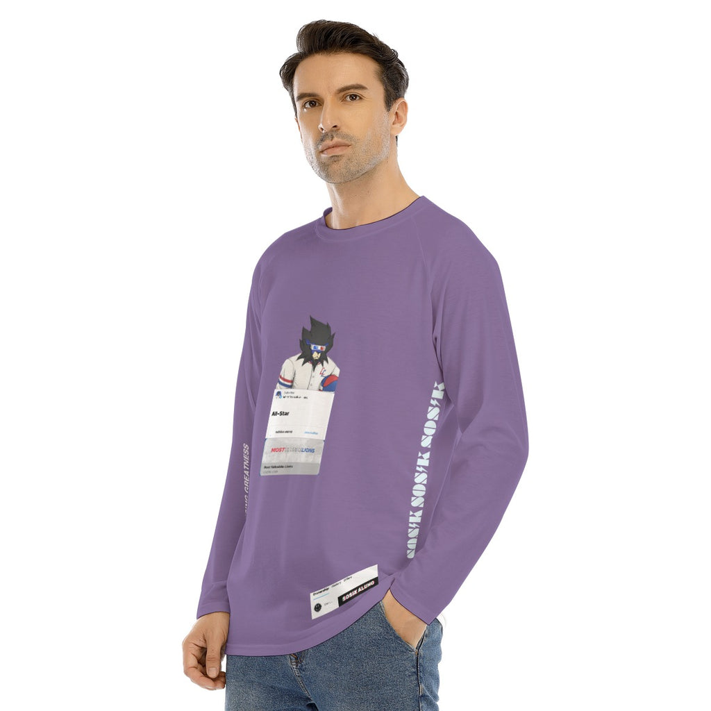 Men's Long Sleeve MOST VALUABLE LIONS "ALL-STAR #618" (Purple)