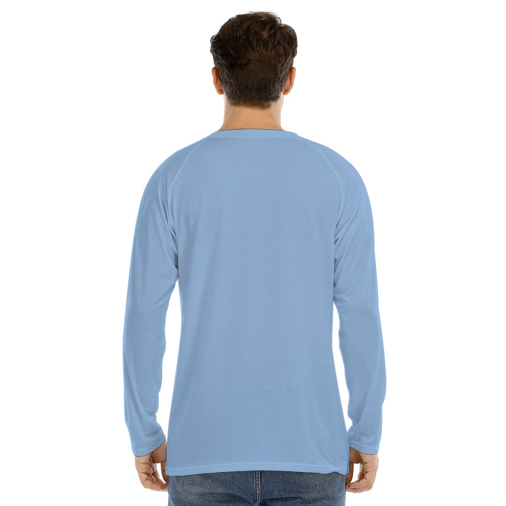 Men's Long Sleeve "BAD BILLY GOATS #1201" (SKY BLUE)