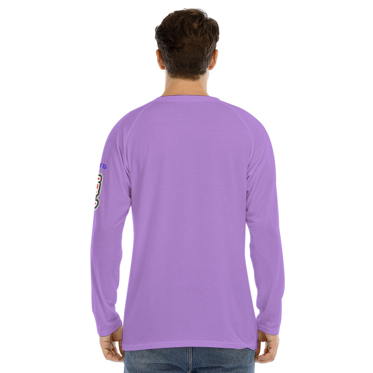 Men's Long Sleeve COOL "BAD BILLY GOATS #1201" ( LIGHT PURPLE)