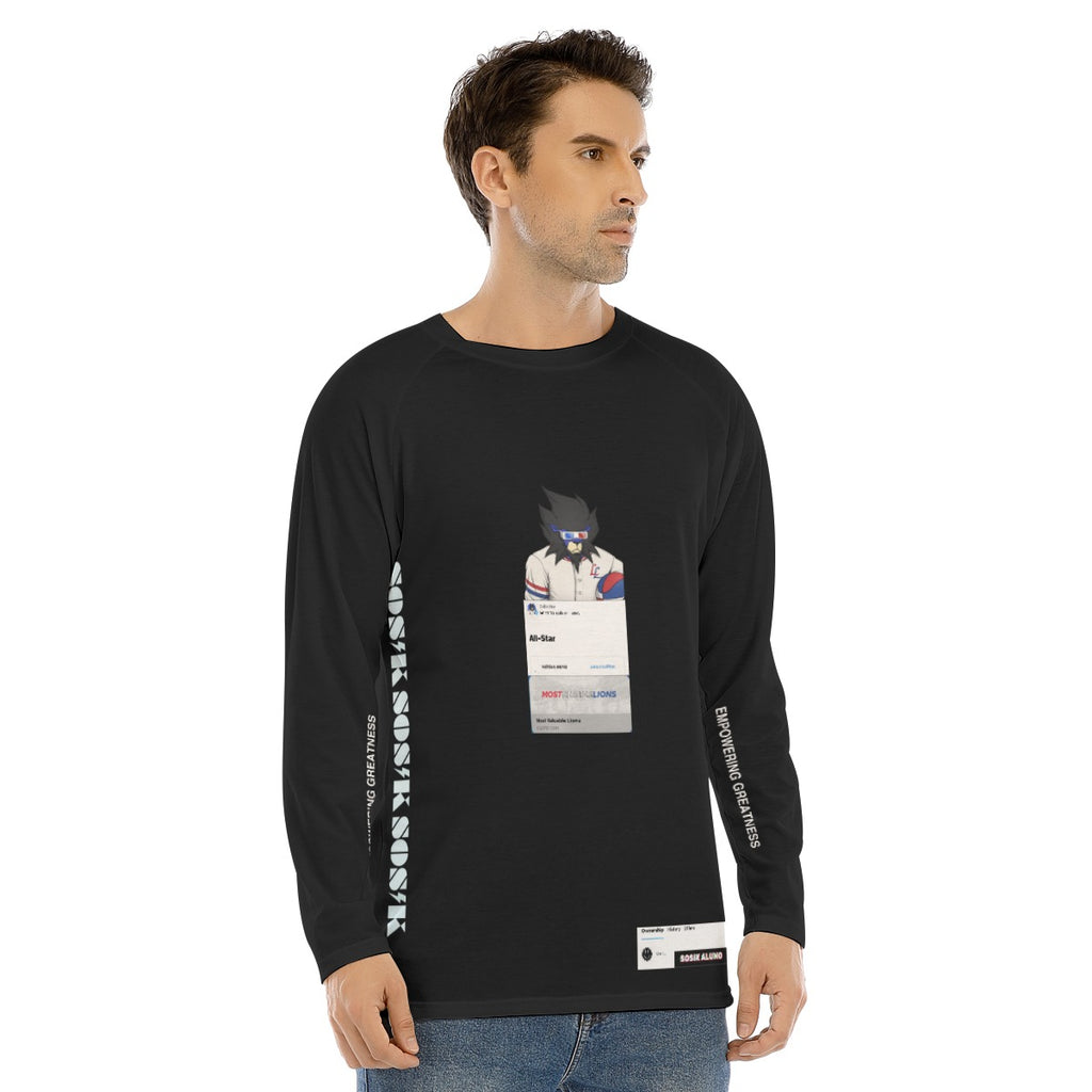 Men's Long Sleeve MOST VALUABLE LIONS "ALL-STAR #618" (BLACK)
