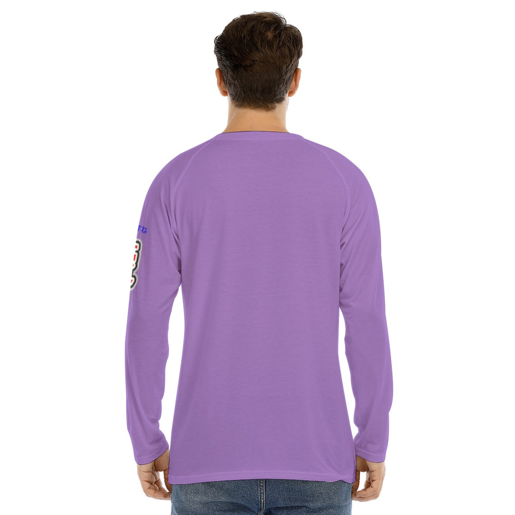Men's Long Sleeve FAVORITE "MAD HARE #2652" (LIGHT PURPLE)